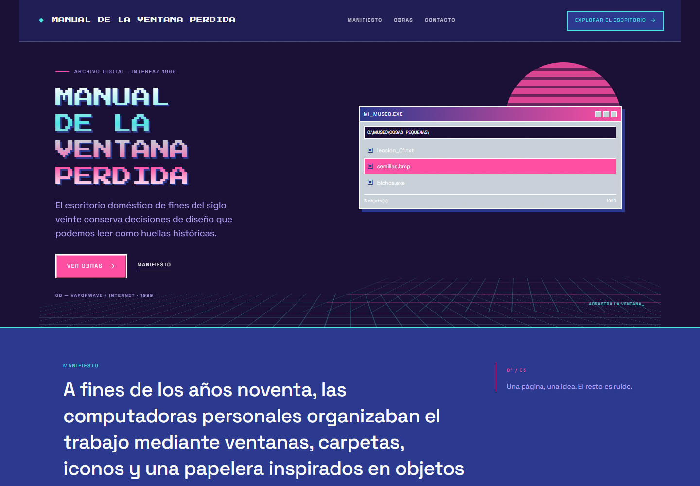 Versión de Luna 6 Max de Vaporwave / Y2K