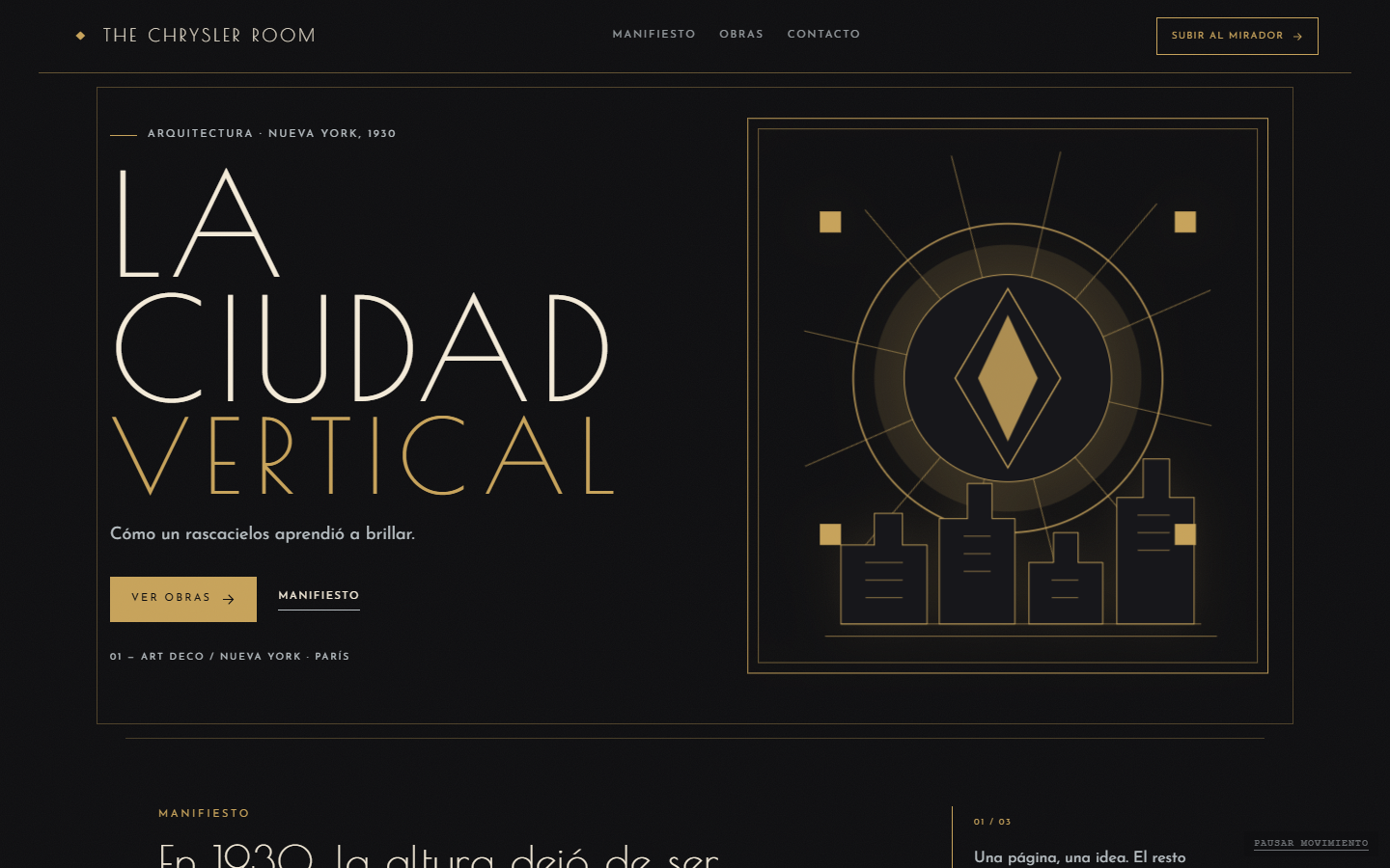 Mi versión de Art Deco