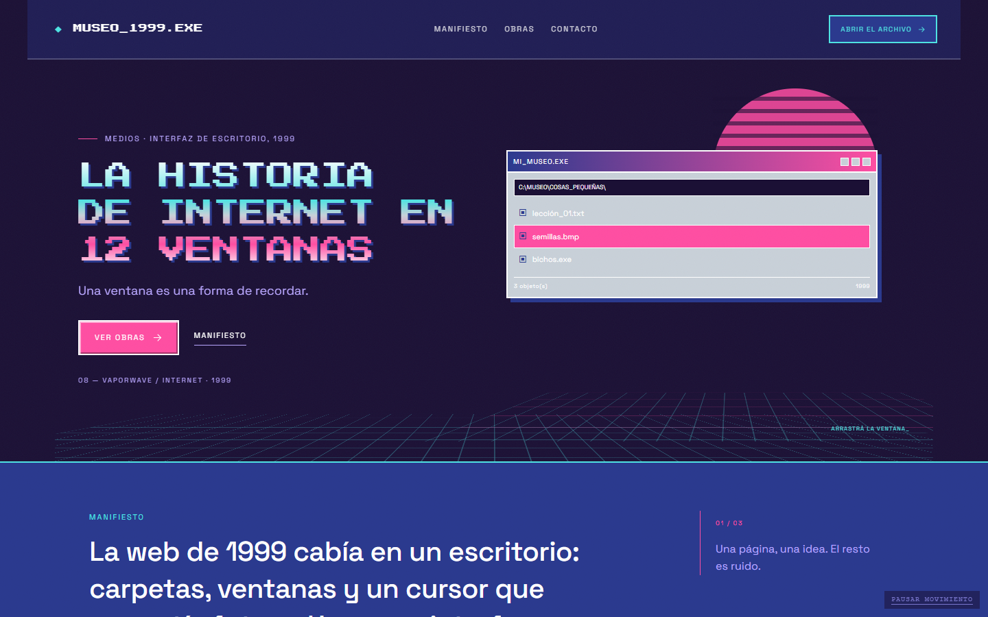Mi versión de Vaporwave / Y2K
